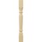 Ekena Millwork 3 3/4"W x 3 3/4"D x 35 1/2"H Legacy Tapered Cabinet Column, Alder COL03X03X35LEAL - alternate 2